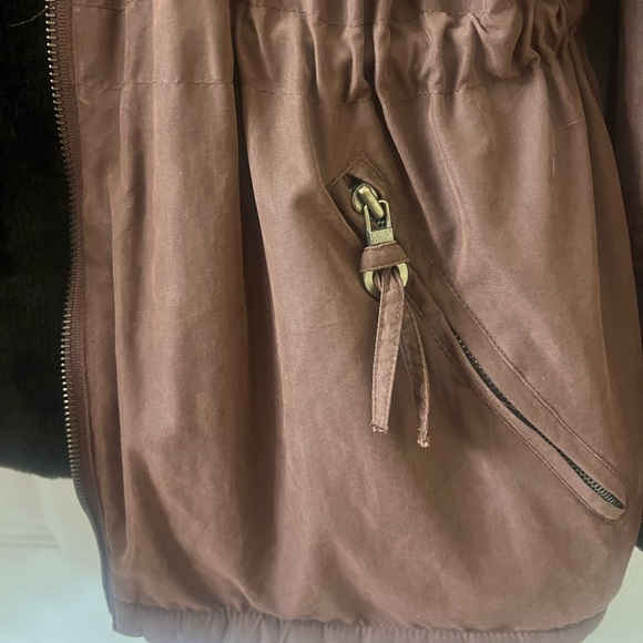 London Fog Chocolate Brown Utility Jacket - Picture 5 of 6